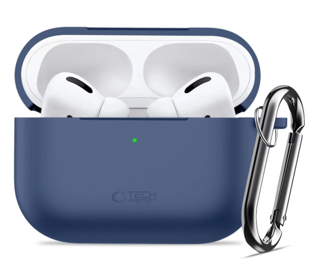 Tech-Protect Silicone Hook Do Apple Airpods Pro 3 Navy Blue - 1367342 - zdjęcie 2